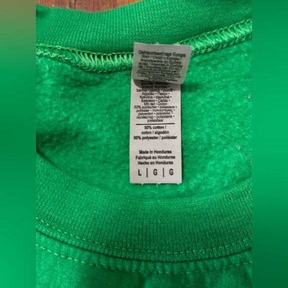 Gildan Unisex Adult Fleece Crewneck Sweatshirt Size L - Picture 3 of 4